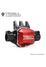TREAL TRLX003TMEO6D SCX10 PRO ALUMINUM REAR AXLE CENTER THIRD MEMBER HOUSING BLACK