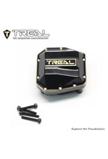 TREAL TRLX003TMP46H SCX10 PRO BRASS DIFFERENTIAL COVER 64G BLACK