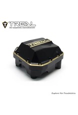 TREAL TRLX003TMP46H SCX10 PRO BRASS DIFFERENTIAL COVER 64G BLACK