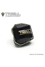 TREAL TRLX003TMP46H SCX10 PRO BRASS DIFFERENTIAL COVER 64G BLACK