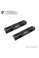 TREAL TRLX003TMXGRL SCX10 PRO FRONT & REAR BUMPER MOUNT BLACK