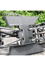 TREAL TRLX003TN3P17 SCX10 PRO CENTER SKID PLATE ALUMINUM BLACK