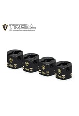 TREAL TRLX003R0X59J BRASS 12MM WHEEL HEX EXTENSION 10MM SCX10 III, CAPRA UTB