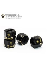 TREAL TRLX003R0X59J BRASS 12MM WHEEL HEX EXTENSION 10MM SCX10 III, CAPRA UTB