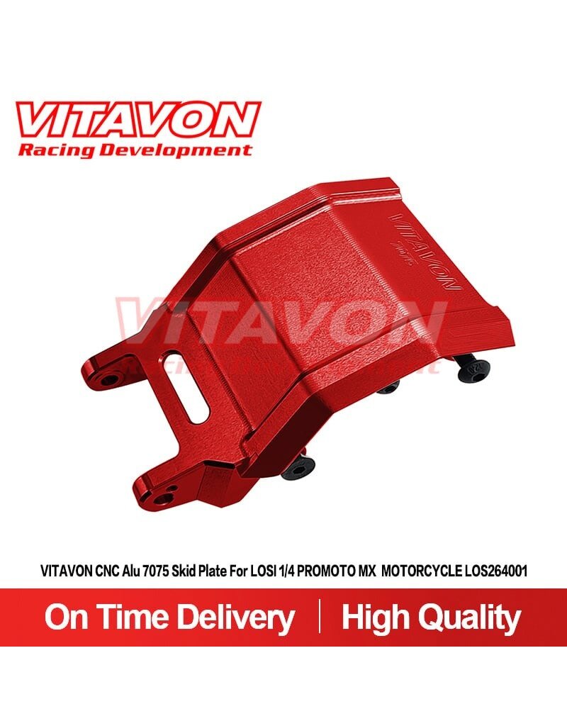 VITAVON VTNPROM030 SKID PLATE FOR PROMOTO RED