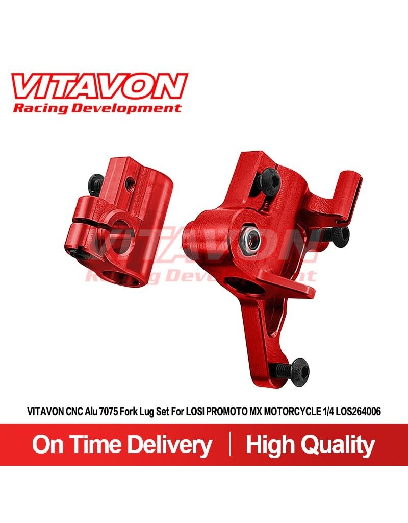 VITAVON VTNPROM040 FORK LUG SET FOR PROMOTO RED