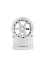 DS RACING DSC-DE-020 ELEMENT 5 SPOKE DRIFT WHEELS GUNMETAL CHROME LIP W/BLACK RIVETS