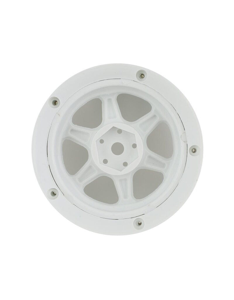 DS RACING DSC-DE-020 ELEMENT 5 SPOKE DRIFT WHEELS GUNMETAL CHROME LIP W/BLACK RIVETS (2)