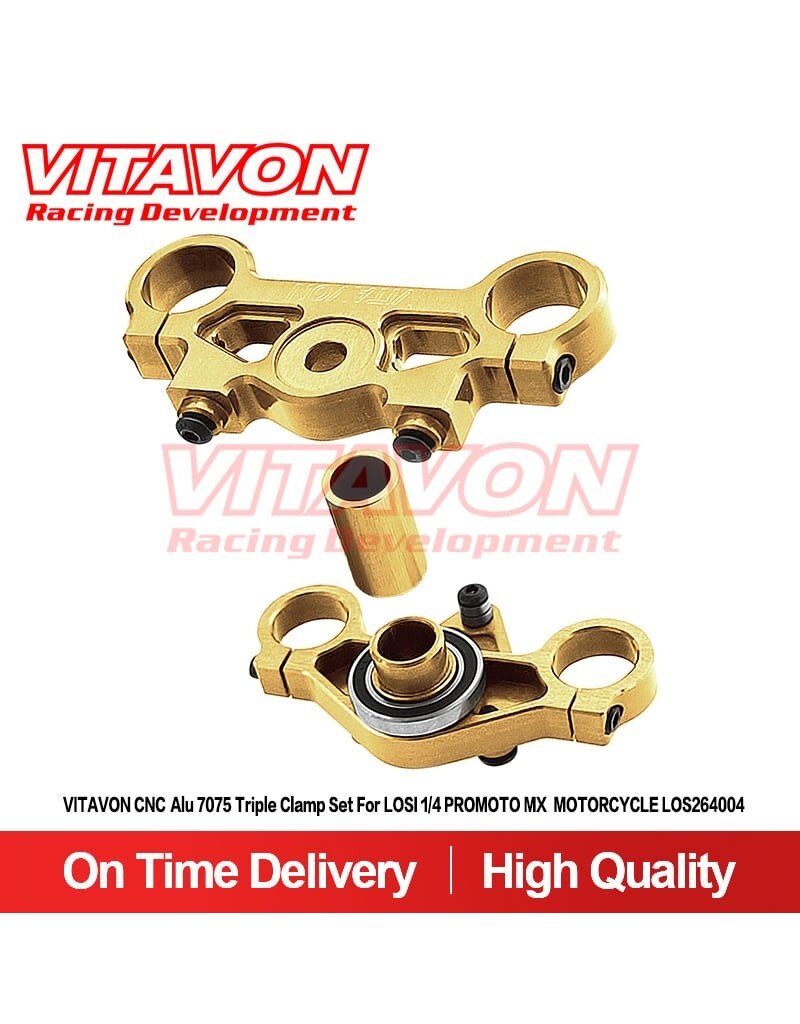 VITAVON VTNPROM025 TRIPLE CLAMP FOR PROMOTO GOLD