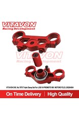 VITAVON VTNPROM026 TRIPLE CLAMP FOR PROMOTO RED