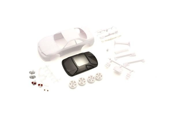 KYOMZN197 NISSAN SKYLINE GT-R R33 NISMO VERSIOM W/RIM FOR AWD WHITE BODY SET
