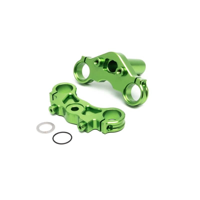 LOS364008 ALUMINUM TRIPLE CLAMP GREEN FOR PROMOTO