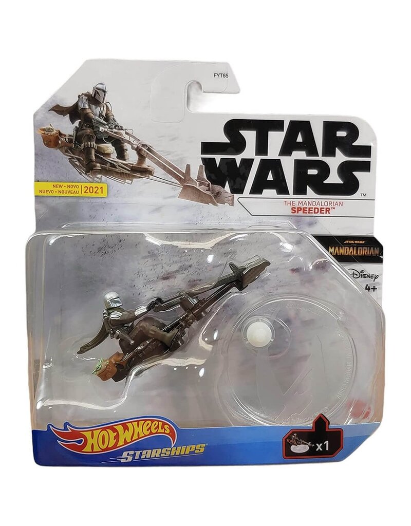 HOT WHEELS MTL FYT65/GVF58 HOTWHEELS STAR WARS STARTSHIPS: THE MANDALORIAN SPEEDER