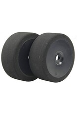 BSR RACING BXRC8035B 1/8TH BUGGY FOAM TIRES 35 SHORE: BLACK WHEEL (2)