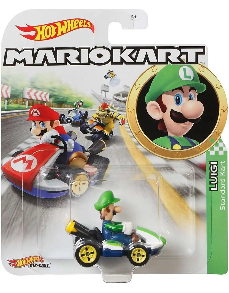 HOT WHEELS MTL GBG25/GLP37 HOTWHEELS MARIO KART: LUIGI STANDART KART