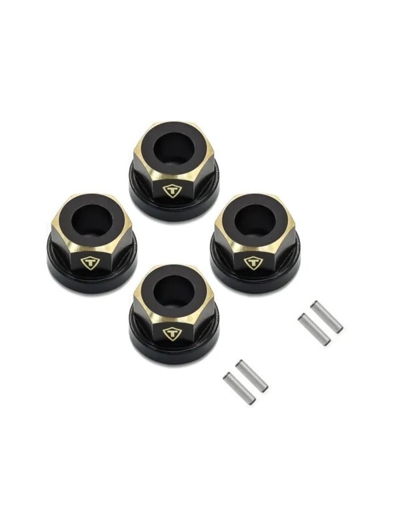 TREAL TRLX003CMWLMT BRASS WHEEL HUB WHEEL SPACERS: FCX24 (4)