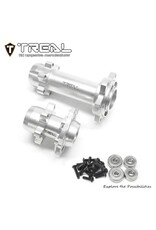 TREAL TRLX003XB1EP9 ALUMINUM FRONT & REAR HUBS FOR PROMOTO MX: SILVER