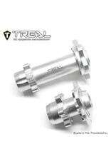 TREAL TRLX003XB1EP9 ALUMINUM FRONT & REAR HUBS FOR PROMOTO MX: SILVER