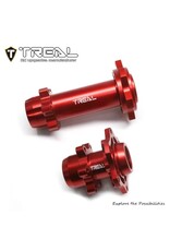 TREAL TRLX003XB787R ALUMINUM FRONT & REAR HUBS FOR PROMOTO MX: RED