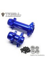 TREAL TRLX003XAZJCT ALUMINUM FRONT & REAR HUBS FOR PROMOTO MX: BLUE