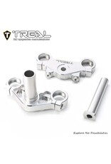 TREAL TRLX003XB1FA3 ALUMINUM TRIPLE CLAMP SET FOR PROMOTO MX: SILVER