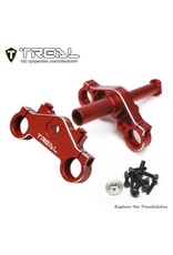 TREAL TRLX003XB7I3B ALUMINUM TRIPLE CLAMP SET FOR PROMOTO MX: RED