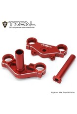 TREAL TRLX003XB7I3B ALUMINUM TRIPLE CLAMP SET FOR PROMOTO MX: RED