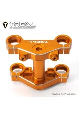 TREAL TRLX003XB1H8D ALUMINUM TRIPLE CLAMP SET FOR PROMOTO MX: ORANGE