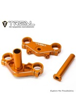 TREAL TRLX003XB1H8D ALUMINUM TRIPLE CLAMP SET FOR PROMOTO MX: ORANGE