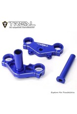 TREAL TRLX003XAZK0Z ALUMINUM TRIPLE CLAMP SET FOR PROMOTO MX: BLUE