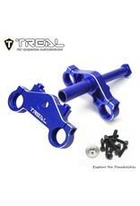 TREAL TRLX003XAZK0Z ALUMINUM TRIPLE CLAMP SET FOR PROMOTO MX: BLUE