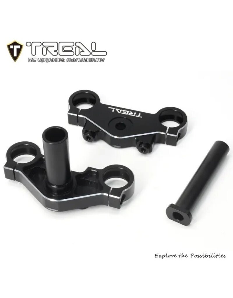 TREAL TRLX003XB1FAD ALUMINUM TRIPLE CLAMP SET FOR PROMOTO MX: BLACK