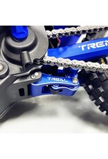 TREAL TRLX003XB1H8X ALUMINUM KNUCKLE & PULL ROD FOR PROMOTO MX: BLUE