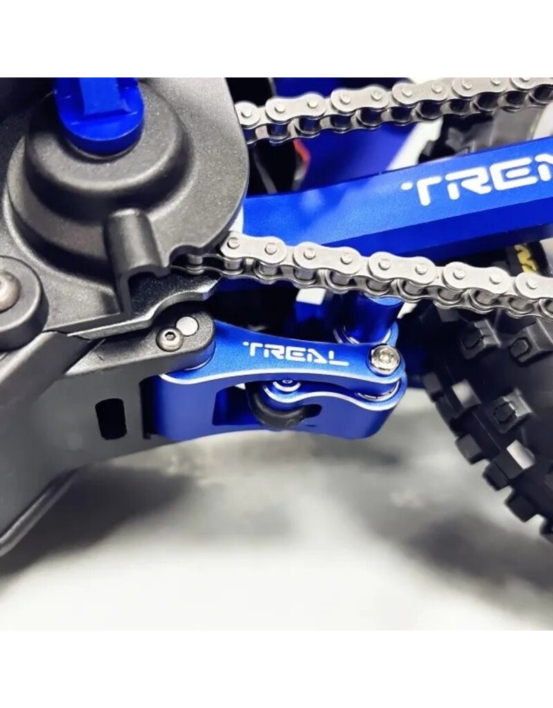 TREAL TRLX003XB1H8X ALUMINUM KNUCKLE & PULL ROD FOR PROMOTO MX: BLUE