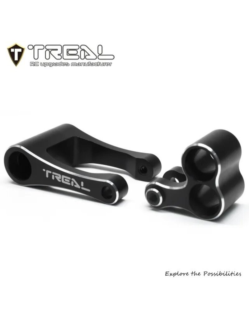 TREAL TRLX003XB7I3L ALUMINUM KNUCKLE & PULL ROD FOR PROMOTO MX: BLACK