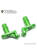TREAL TRLX003XB4YIN ALUMINUM FOOT PEGS FOR PROMOTO MX: GREEN (2)