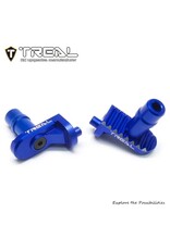 TREAL TRLX003XB6NQJ ALUMINUM FOOT PEGS FOR PROMOTO MX: BLUE (2)