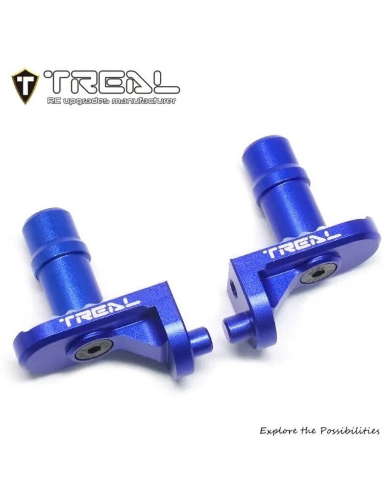 TREAL TRLX003XB6NQJ ALUMINUM FOOT PEGS FOR PROMOTO MX: BLUE (2)