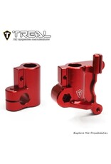 TREAL TRLX003XBQPAN ALUMINUM FORK LUG SET FOR PROMOTO MX: RED