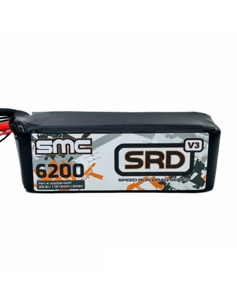 SMC SMC62250-6S1P 22.2 6200MAH 250C SPEEDRUN PACK QS8