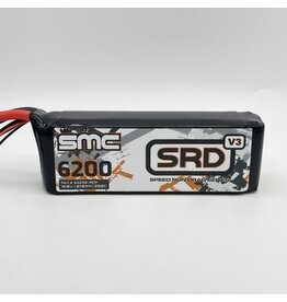 SMC SMC62250-4S1P 4S LIPO 14.8V 6200MAH 250C BATTERY: QS8