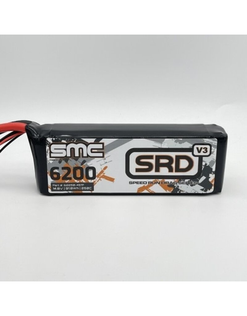 SMC SMC62250-4S1P 4S LIPO 14.8V 6200MAH 250C BATTERY: QS8