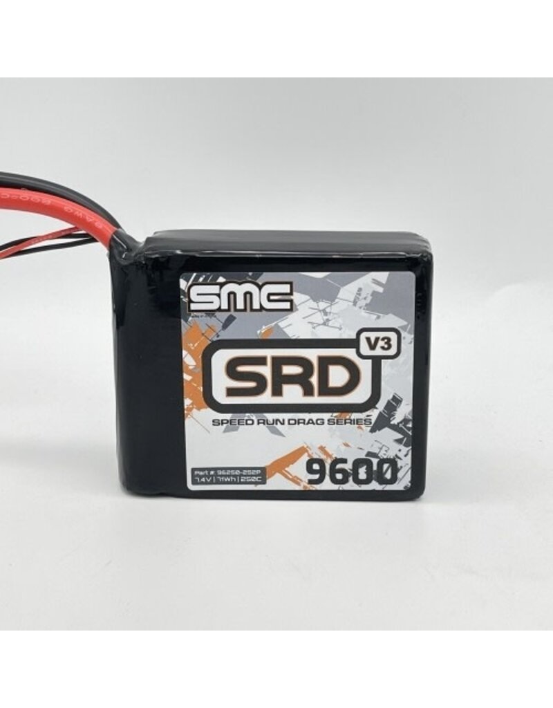 SMC SMC96250-2S2P 2S LIPO 7.4V 9600MAH 250C SQUARE BATTERY: QS8