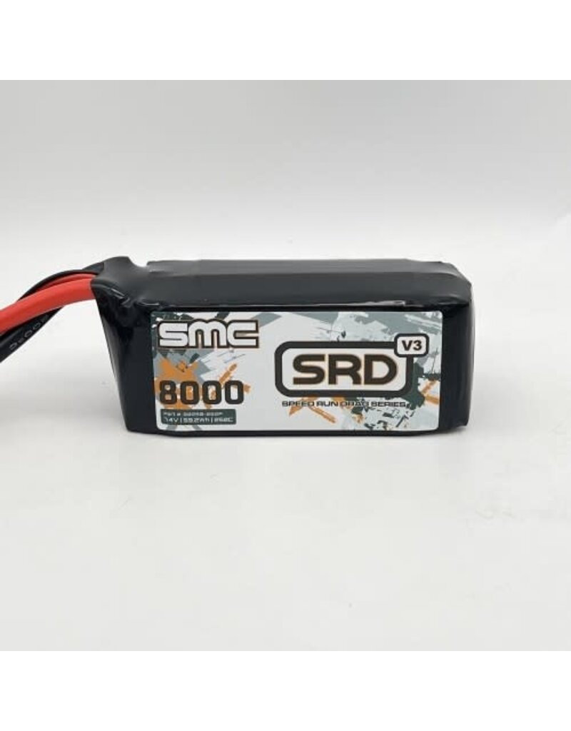 SMC SMC80250-2S2P 2S LIPO 7.4V 8000MAH 250C SHORTY BATTERY: QS8