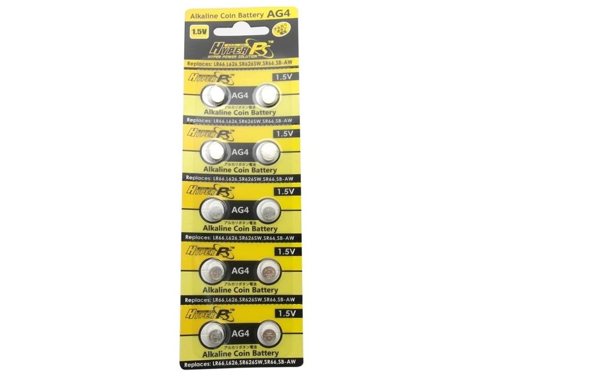 AG4 Battery (LR66, LR626, SR626SW, 377) 