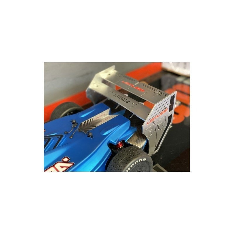 STP1012BK TRAXXAS COMPATIBLE XO-1 ADJUSTABLE REAR WING: BLACK