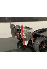 STUPID RC STP1121 TYPHON ACTIVE REAR WING SILVER/ RED