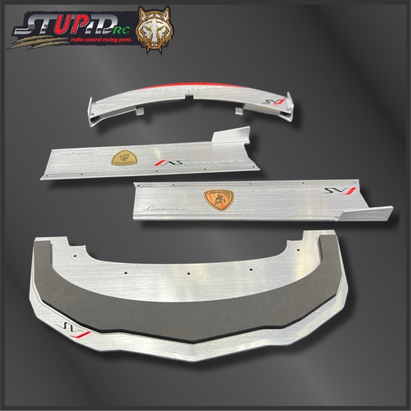 STP1117 ALUMINUM BODY KIT FOR JOTA BODY 1/7: SILVER