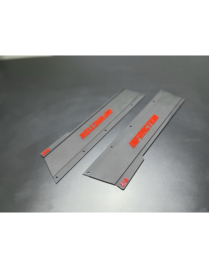 STUPID RC STP1172BK INFRACTION SIDE SKIRTS BLACK