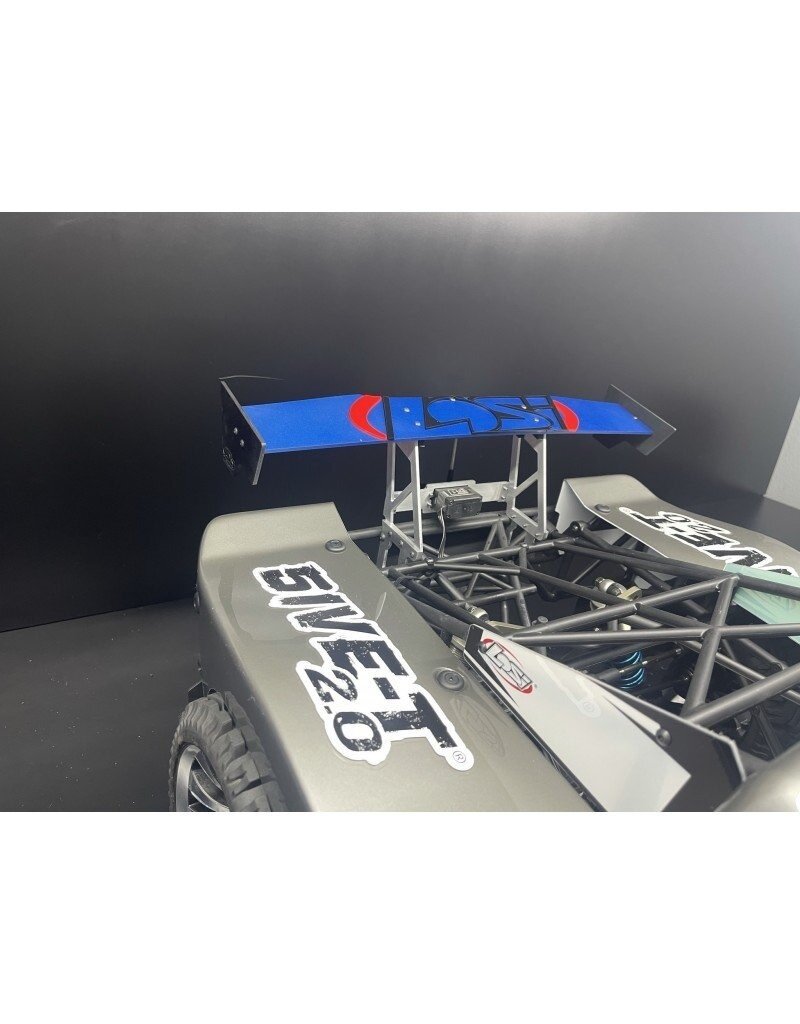 STUPID RC STP1209B LOSI 5T V2.0 ADJUSTABLE REAR WING BLUE